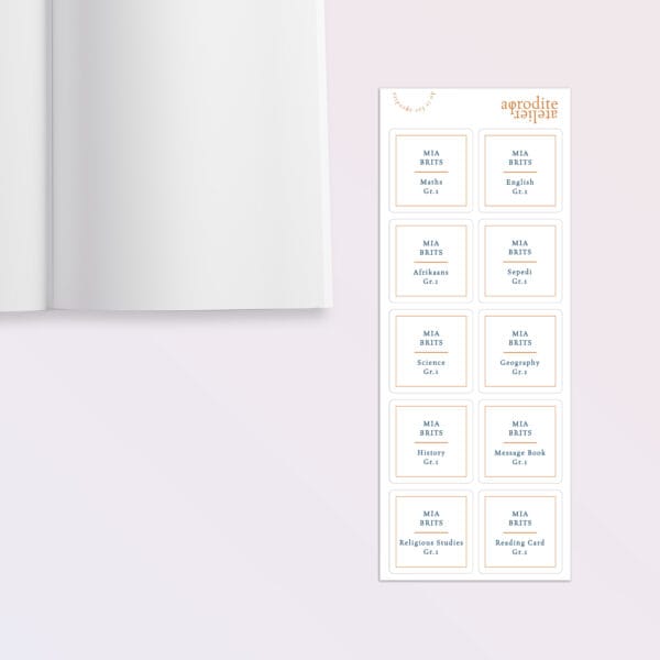 Book Labels